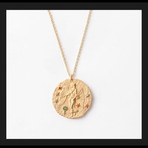 Maje Paris Gold Plated Virgo Necklace NWOT
